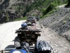 Parking at the Powert Station. This road is 2-way now, all the way into Telluride